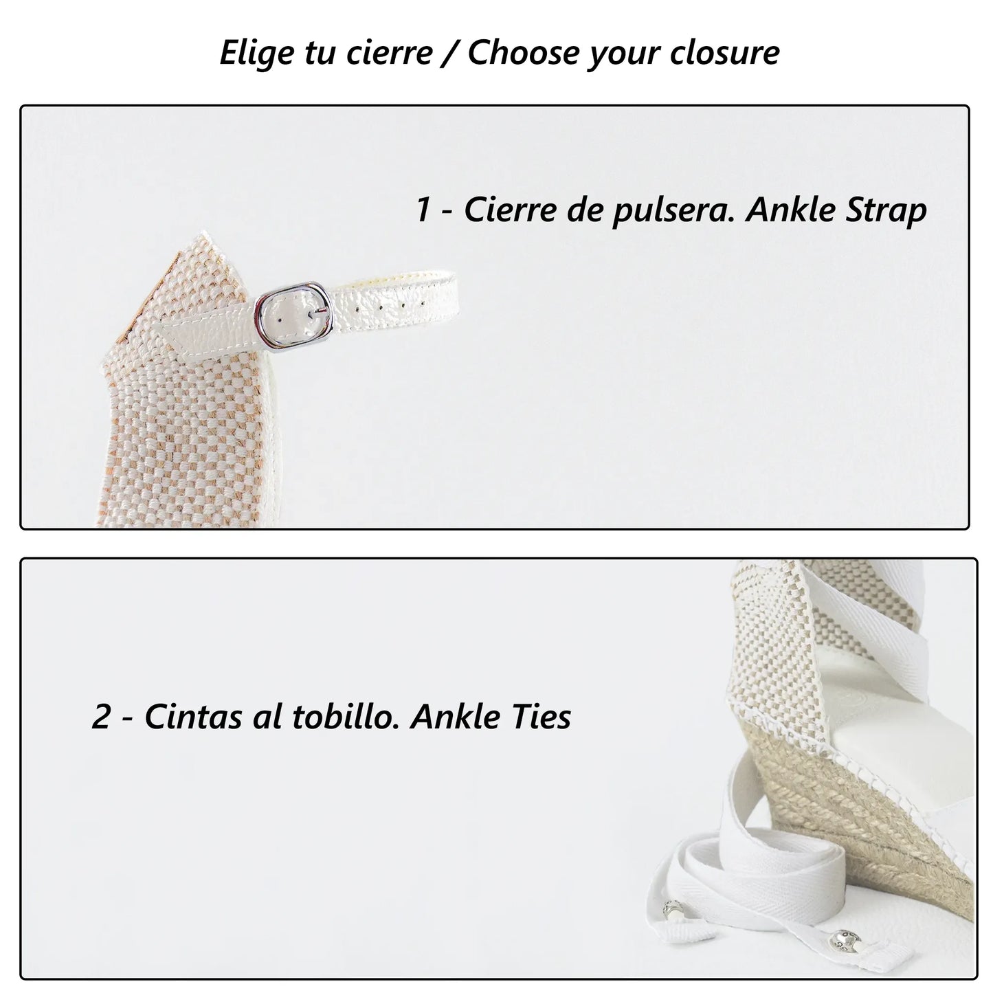 Cierre de pulsera y de cintas al tobillo, Laan Barcelona