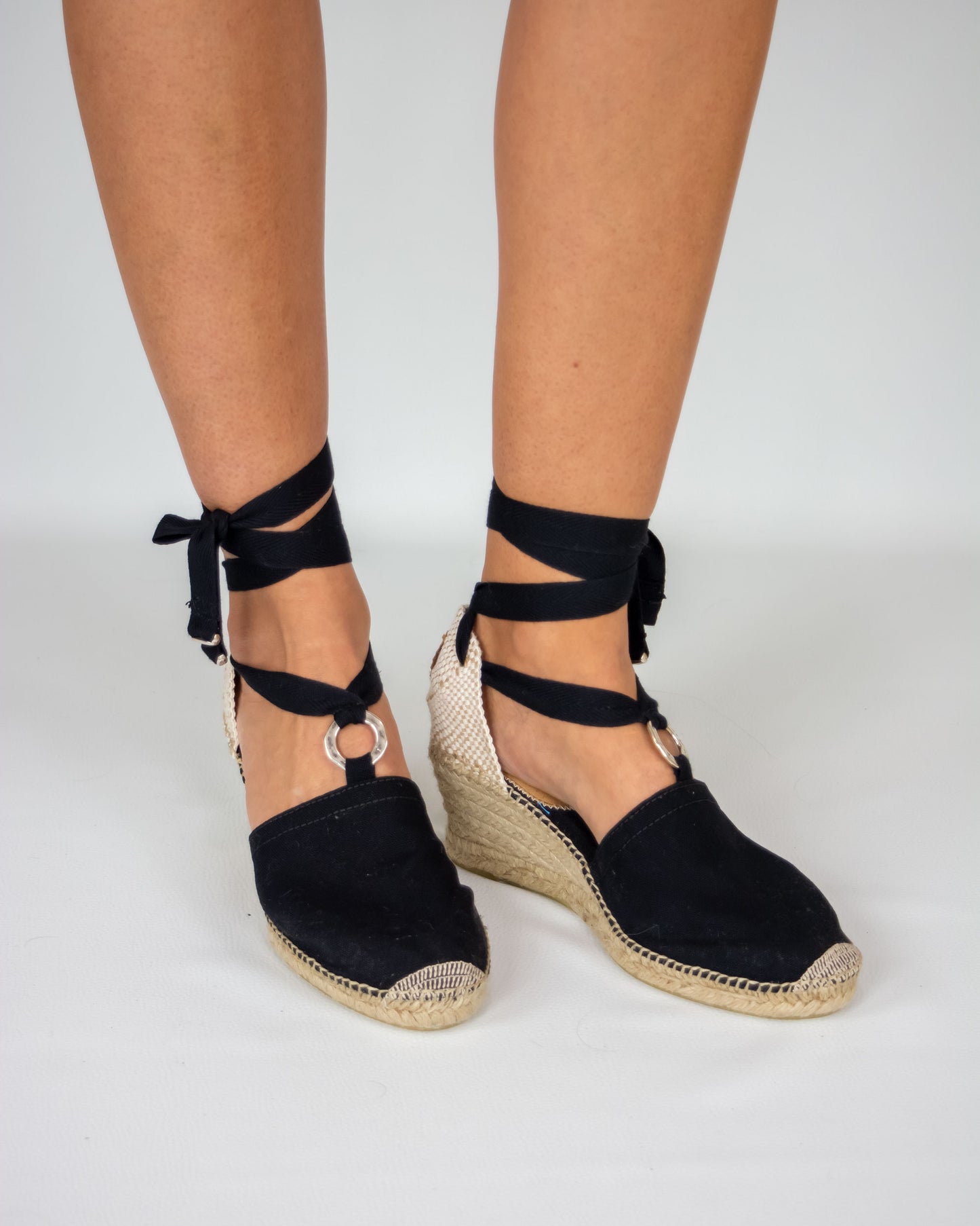 Alpargatas de mujer con cuña alta