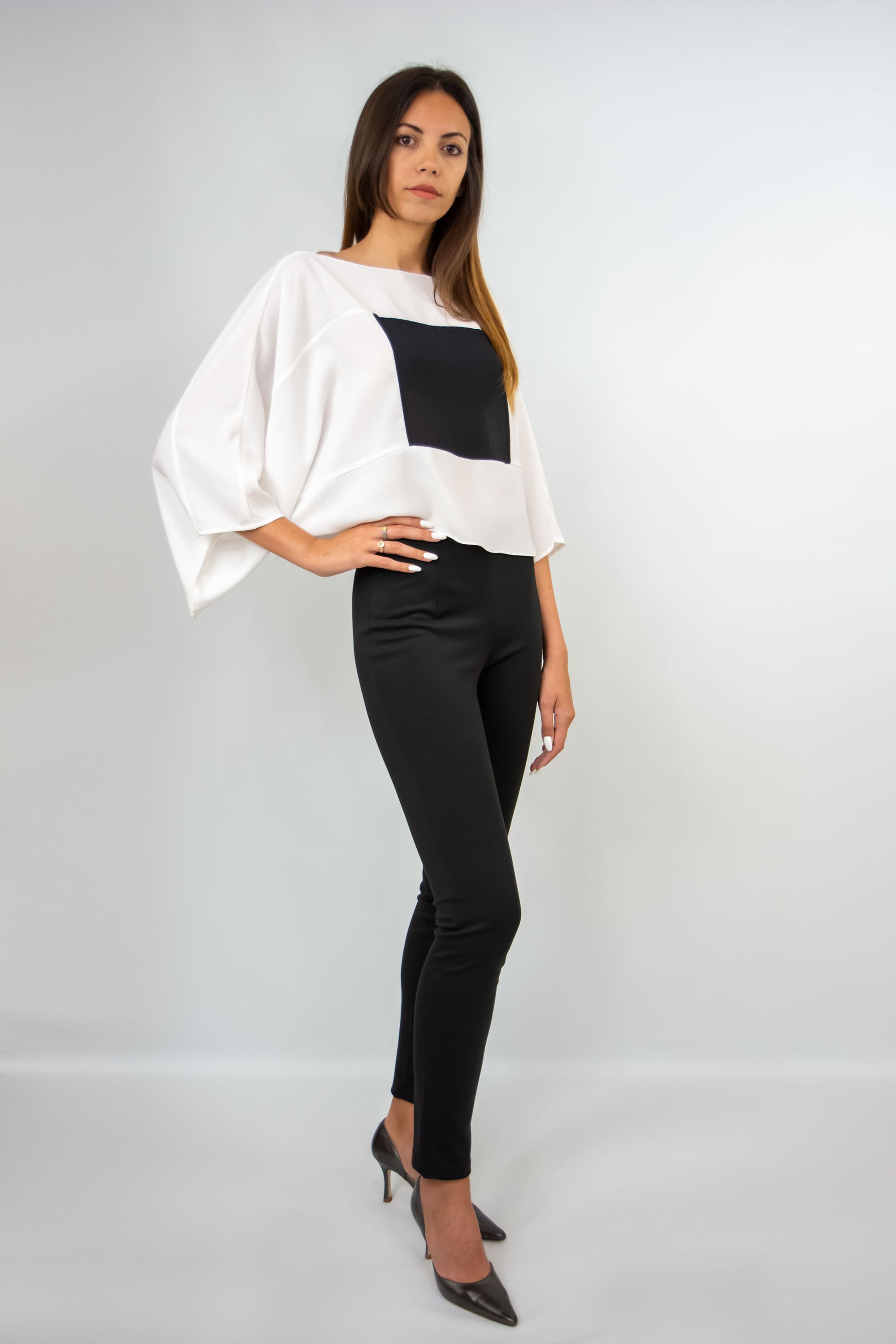 Blusa con mangas kimono