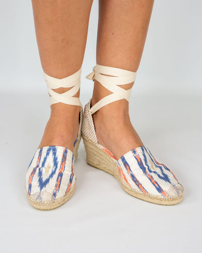 Alpargatas con estampado típico mallorquín